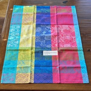 Garner Thiebaut Dish Towel Banc De Poissons 
Colorful Patterned Textile